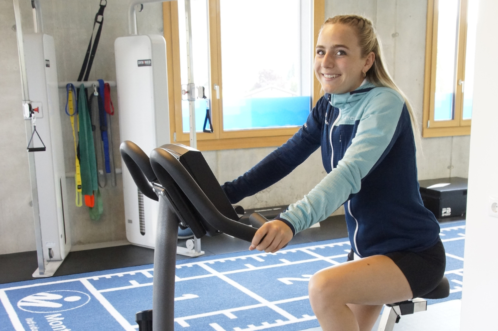 Fahrradergometer in der Physiotherapie Montfort