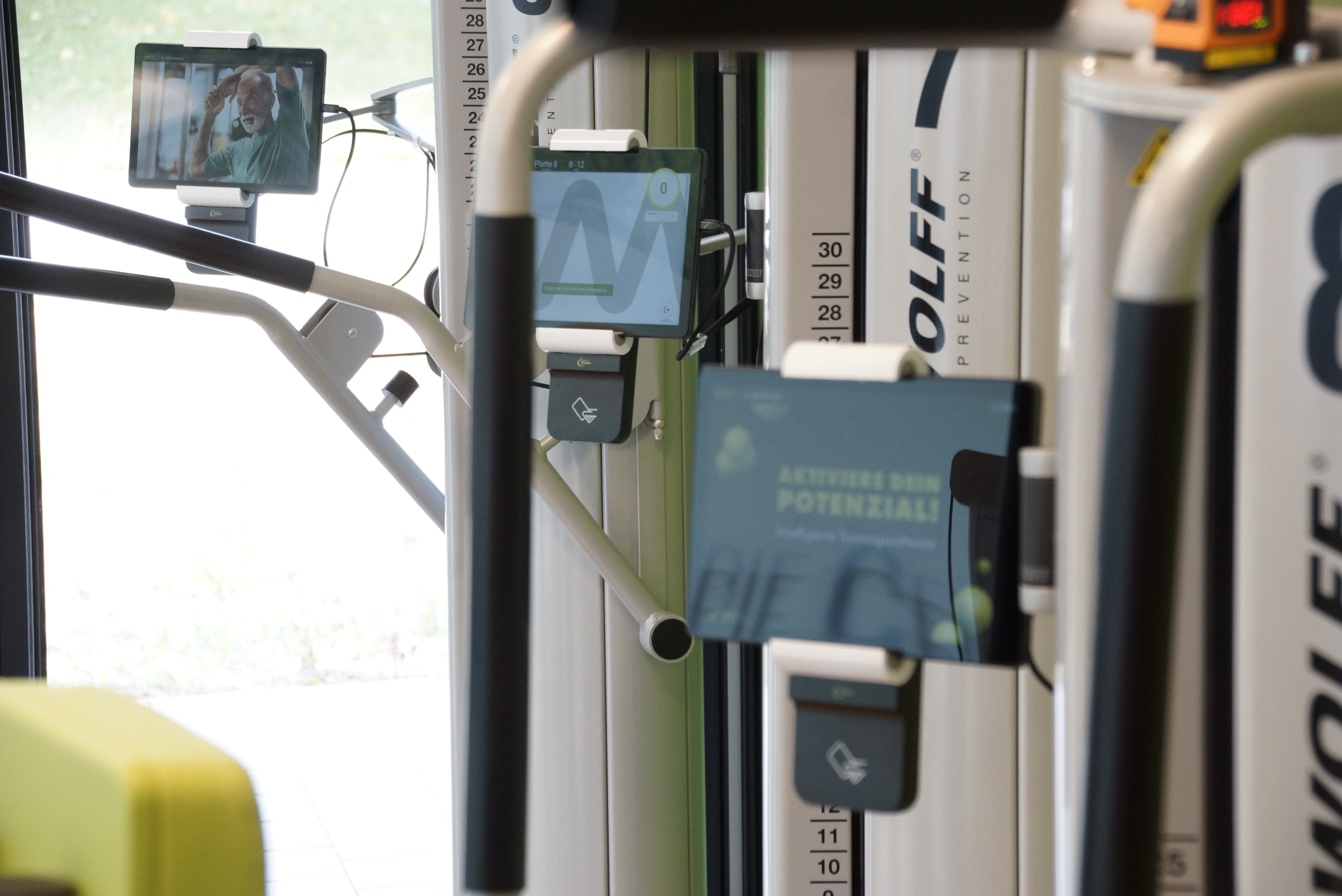 Trainingsgerät im Präventionspark